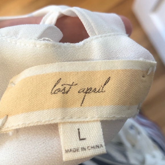 White top with detailed back. Like new. - Picture 3 of 3